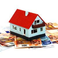 Casetta su banconote