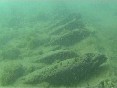 Relitto di imbarcazione di epoca romana dei fondali dell'antica costa di Salapia