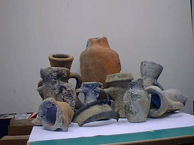 Reperti subacquei dei fondali dell'antica costa di Salapia